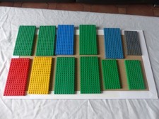 Lego : 12 plaque épaisse vintage