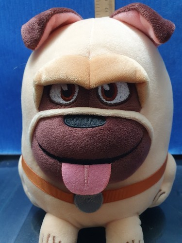 Peluche chien carlin mel - chien,