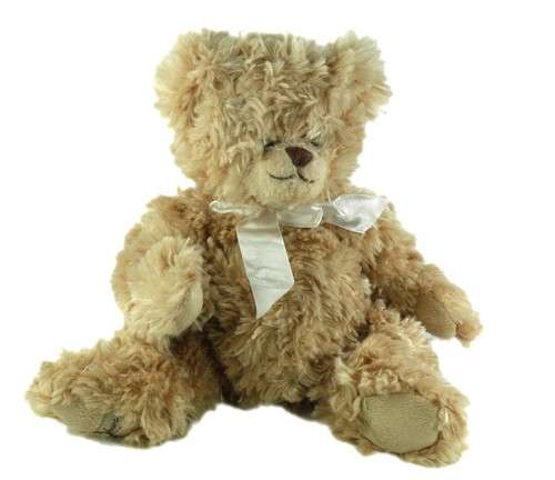 Doudou peluche ours - ours, beige