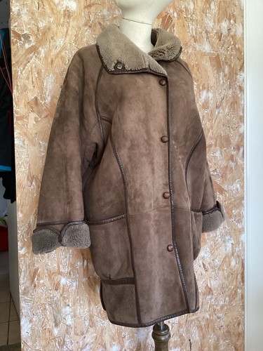 Manteau court peau lainée - court,