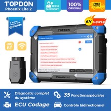 Topdon Phoenix Lite 2 Outil de diagnostic automobile OBD2 Scanner tous systèmes