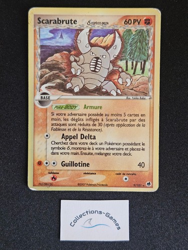Carte pokémon scarabrute - carte,