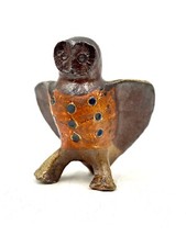 Claude Gaget La Borne Ceramic Vintage Owl Sandstone Owl