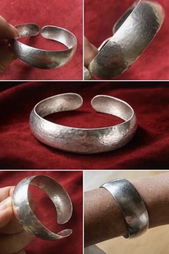 Bracelet manchette poinçon - bracelet,