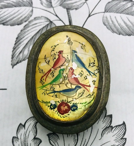 Ancienne boîte pilules en - à,