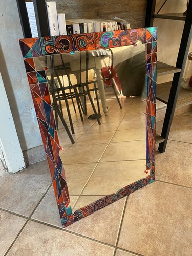 Miroir fait main - fait,