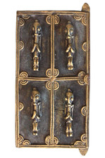 Petite porte Dogon - bronze - Art africain