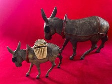 2 ânes à têtes mobiles