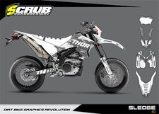 Yamaha WR250X Supermoto 2007-2021 Graphics decals stickers