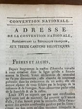 Gardes Suisses en 1792 Cantons