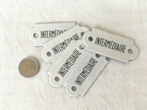 Petites plaques émaillées - 5,