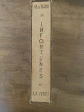 1947*MARQUIS DE SADE*INFORTUNES DE LA VERTU*LILIAN GOURARI* 208/300*RARE CURIOSA
