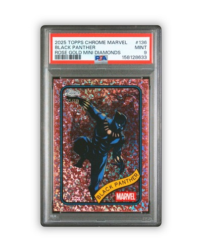 Black panther 2025 topps - black,