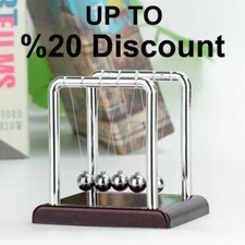 Newton's Cradle, Desk Ball Stress Toy, Decor Pendulum, Physics Science Ball, AU