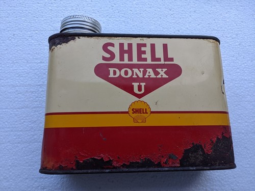 Ancien bidon huile shell - huile,