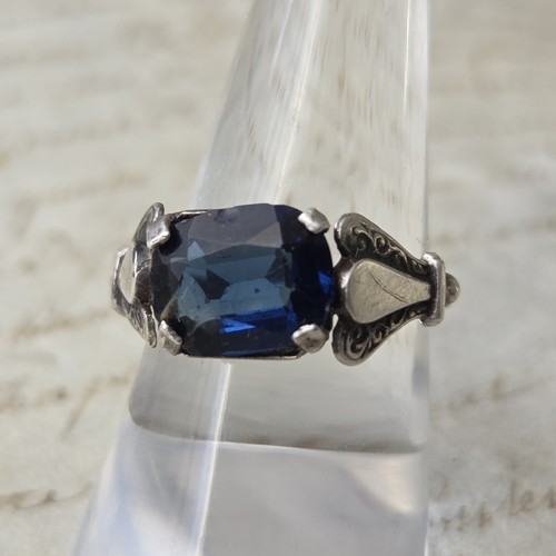 Bague ancienne argent pierre - argent,