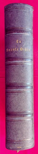 Sainte bible traduite par - traduite,