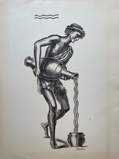 Porteur d'Eau, Gravure par