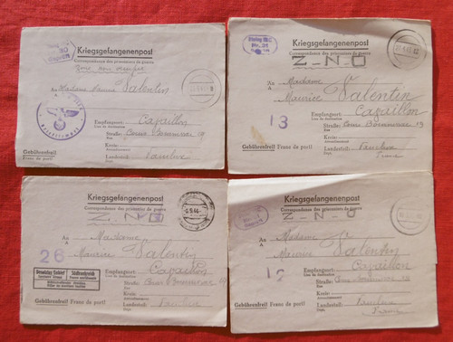 Correspondance des prisonniers - des,