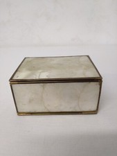 Boîte En Nacre Et Laiton