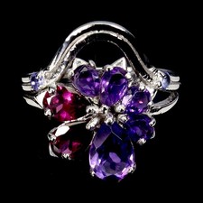 925 Bague en Argent Poire