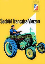 Tracteur - SOCIÉTÉ FRANÇAISE VIERZON - A3 Plastifiée