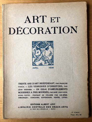 Art décoration avril - avril, 1926