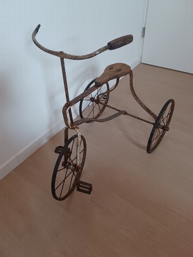Tricycle enfant fer forgé - tricycle, en