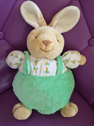 Doudou lapin vert comptine - doudou,