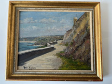 Tableau huile sur carton 