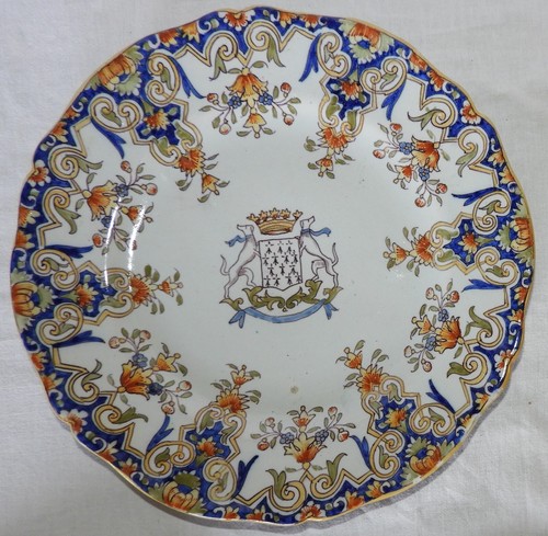 Assiette faïence desvres - assiette,