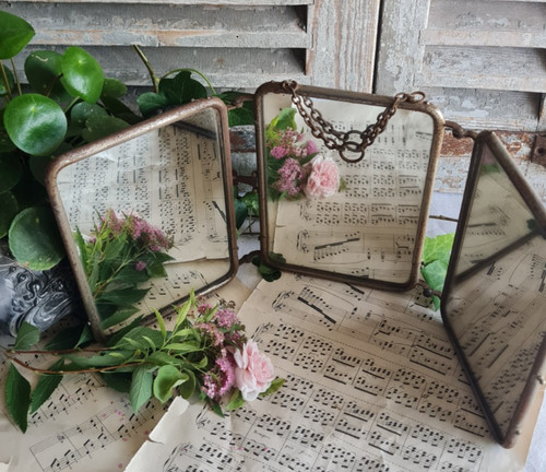 Ancien miroir barbier - ancien,