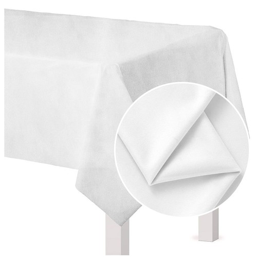 Nappe velours mat blanc - nappe, en