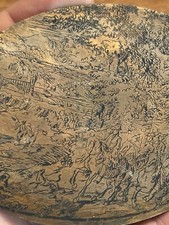 Remarkable Miniature Churchman on Engraved Copper Plate & 18 Eme