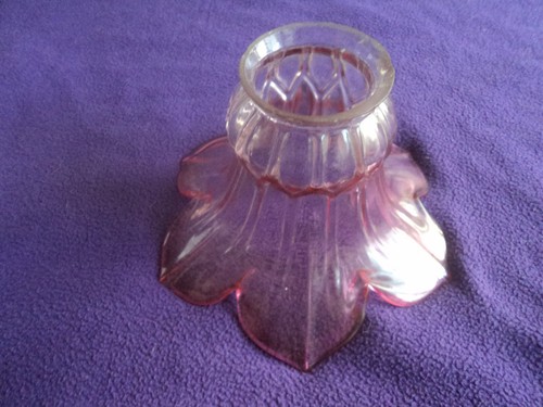 Ancienne tulipe pate verre - ancienne,
