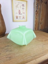 Abat-jour opaline vert pastel