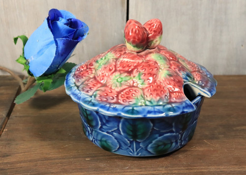 Ancien confiturier pot couvert - confiturier,