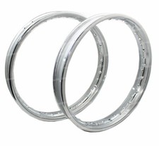 Paire de jantes acier avant et