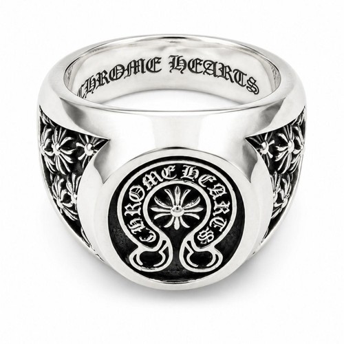 Chrome hearts horseshoe signet - chrome,