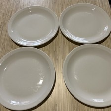 Lot 4 Assiettes Blanches De