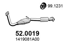 Catalyseur ASSO 52.0019 SUZUKI JIMNY Véhicule tout terrain à carrosserie ouverte