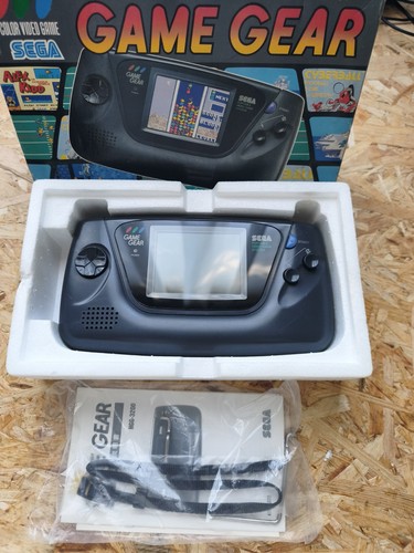 Sega game gear console noire - game,