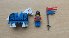 Mini figurine LEGO cheval chevalier castle moyen âge très bon état set 6085