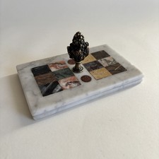 Italy Paper Press Pietra Dura Marquetry Marble Florence Grand Tour XIX xxe