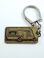 PORTE-CLÉS - CARAVANES PARIS-SUD - ORGEVAL Métal Vintage 1960s Caravelair Notin