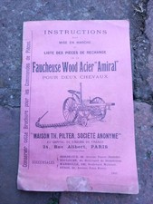 Catalogue Faucheuse Wood Acier