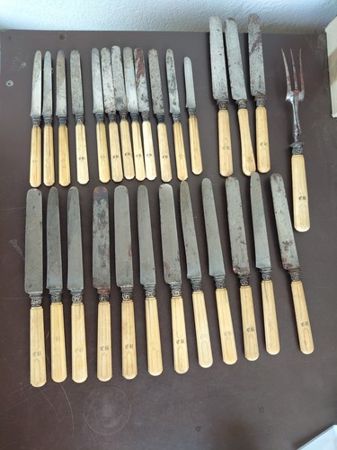 Couteaux anciens lame inox - couteaux,