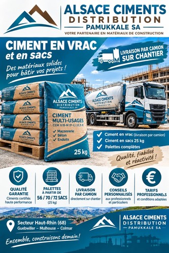 Alsace ciments distribution - ciments,