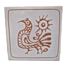 Ancien Carreau Faïence La