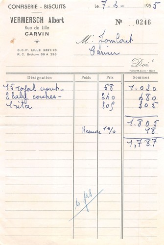1955 confiserie biscuits - 1955,